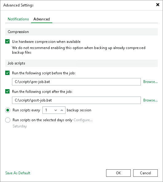 Advanced Settings