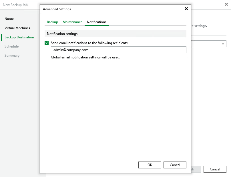 Configuring Advanced Settings
