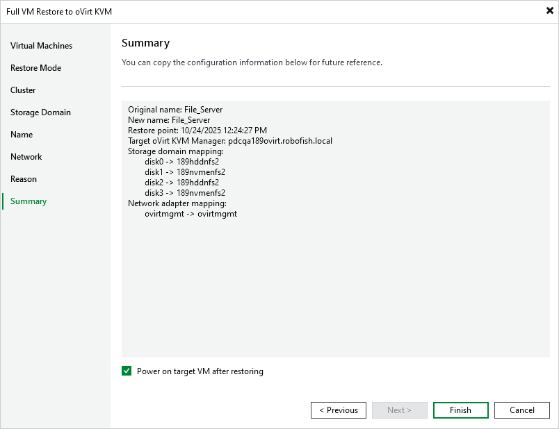 Step 9. Finish Working with Wizard