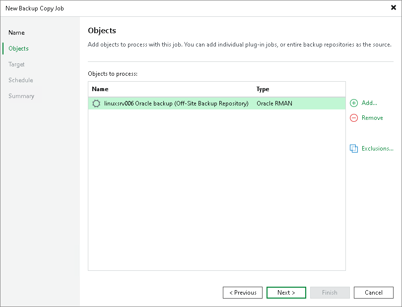 Step 3. Select Backups to Process