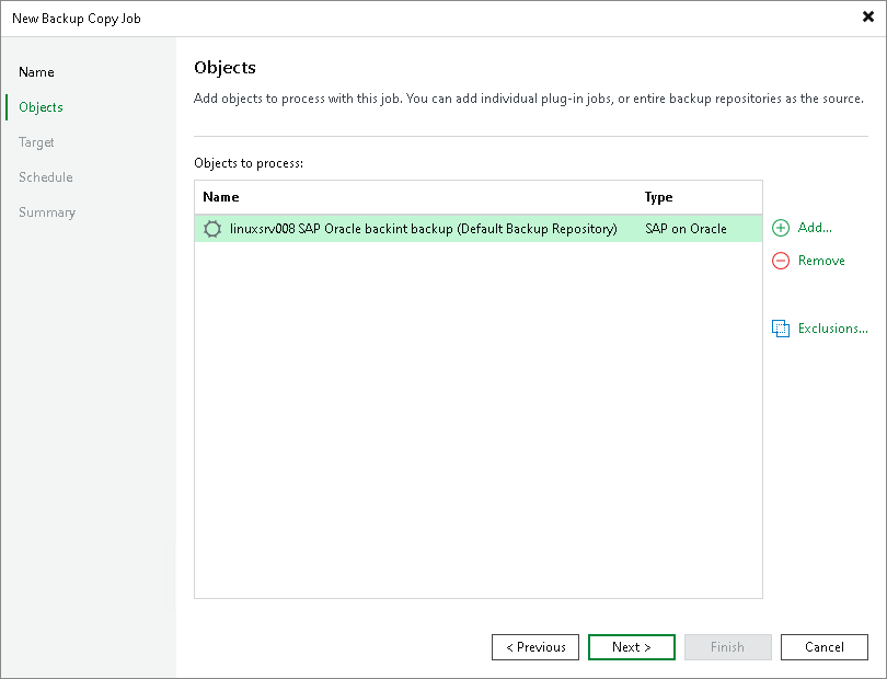 Step 3. Select Backups to Process
