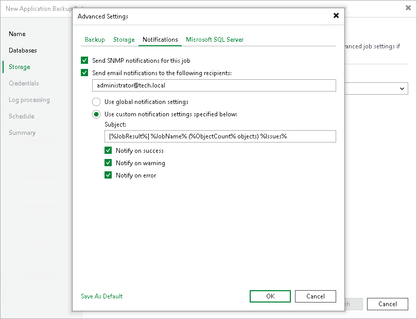 Notification Settings