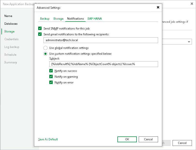 Notification Settings