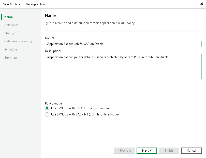 Step 2. Specify Policy Name