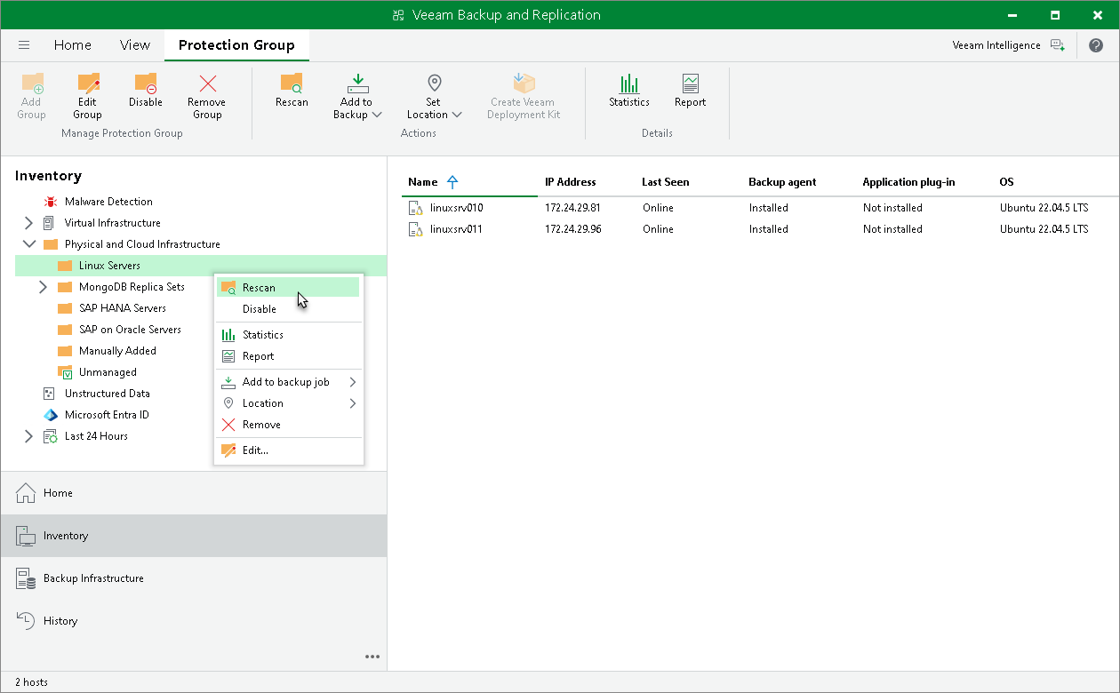 Rescan Protection Group