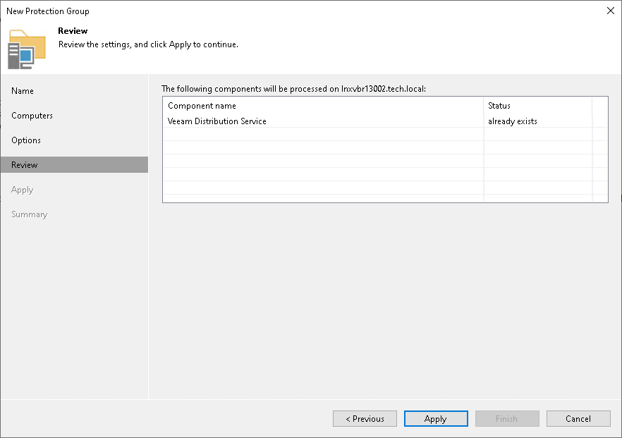 Step 6. Review Components