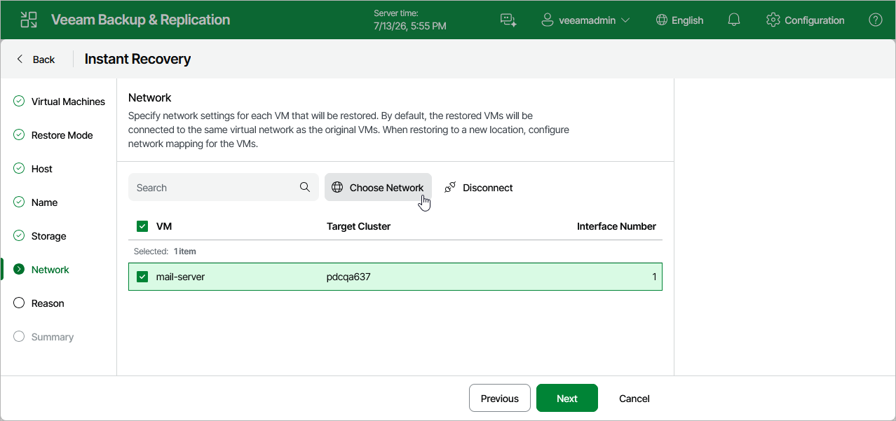 Step 7. Configure Network Settings