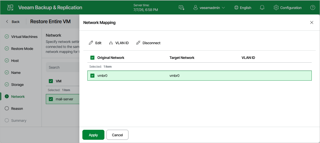 Step 7. Configure Network Settings