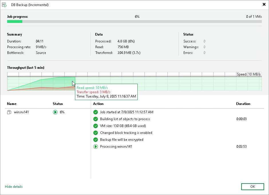 Viewing Real-Time Statistics
