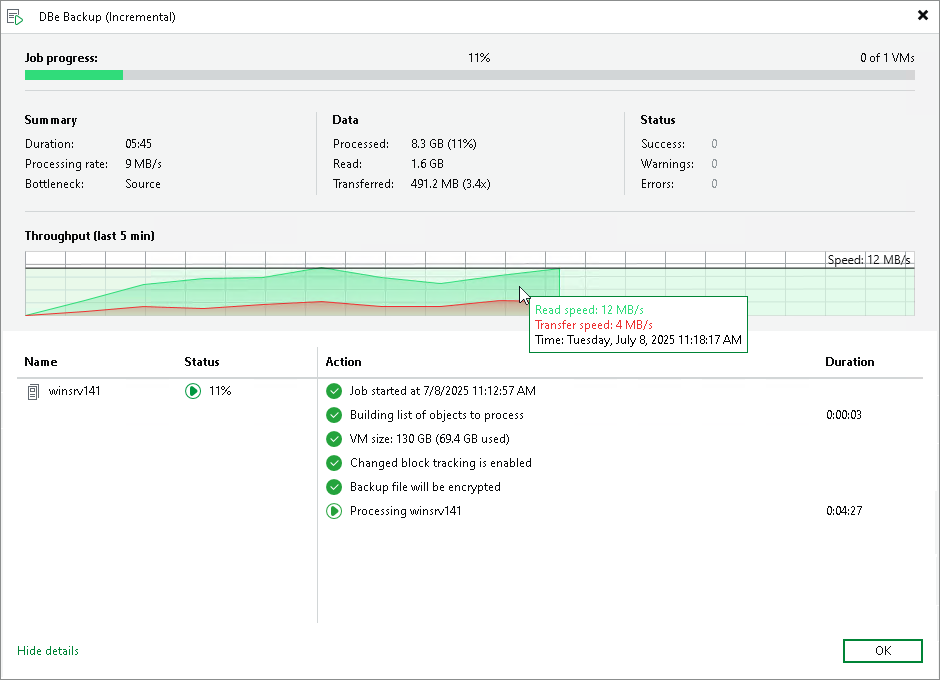 Viewing Real-Time Statistics