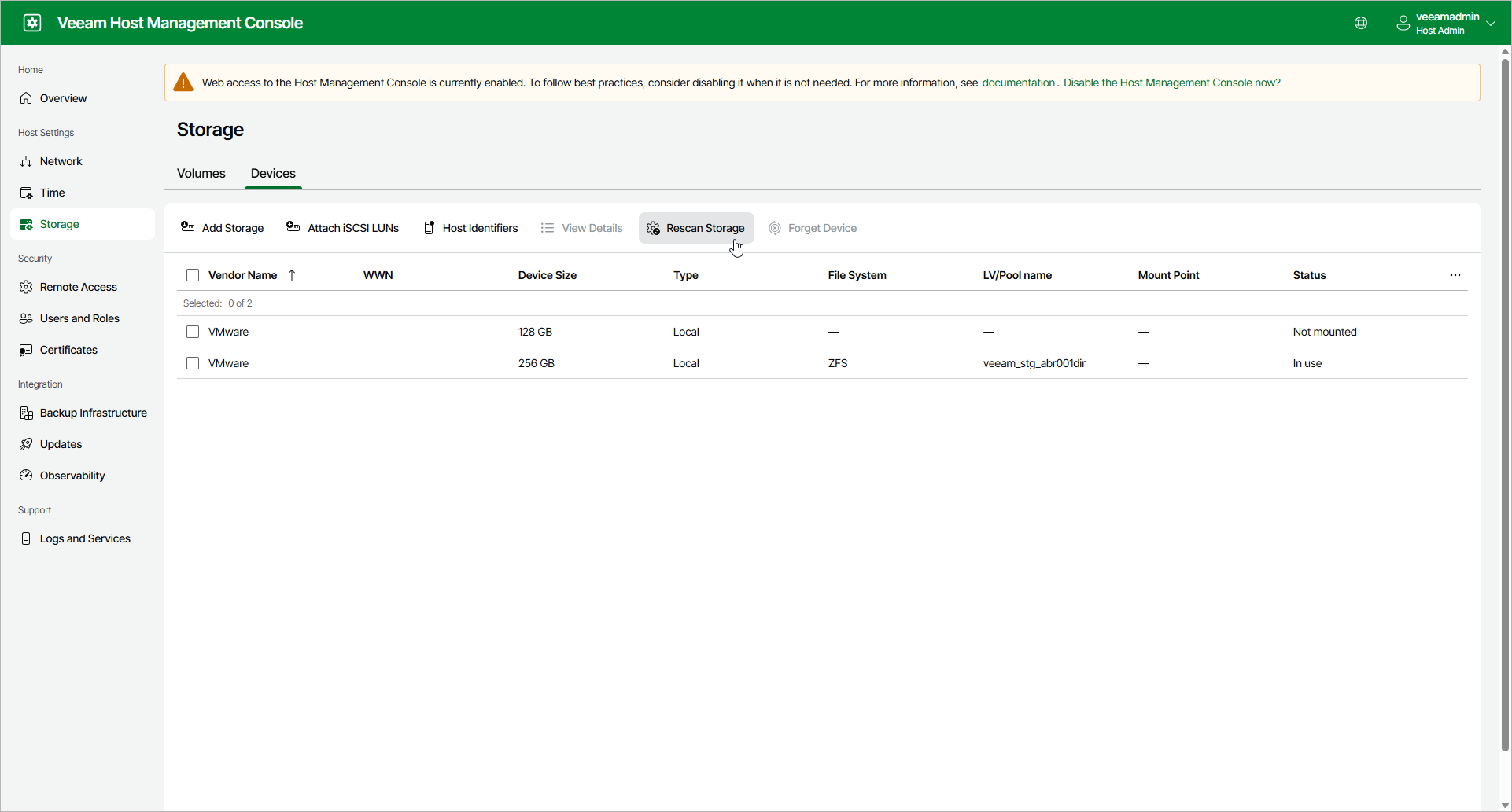 Deploying Application Backup Repository
