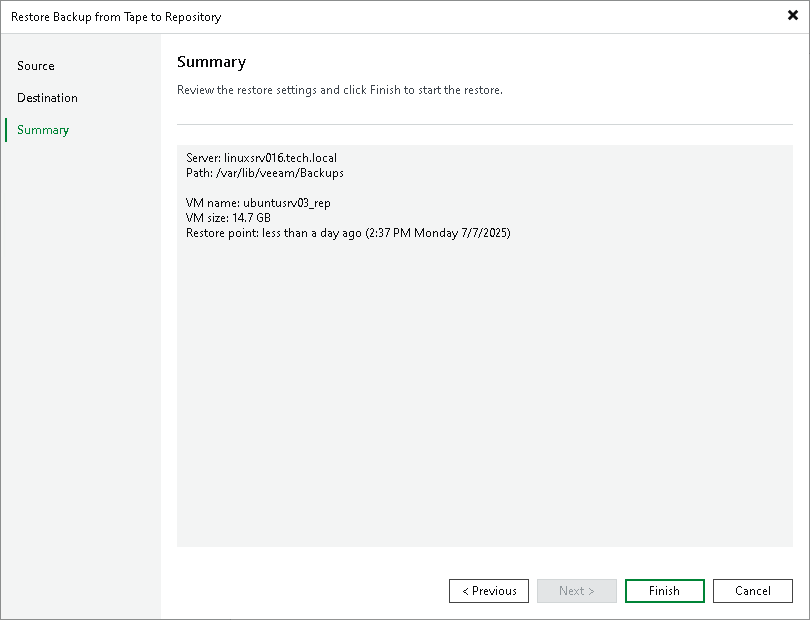 Step 5. Finish Working with Wizard