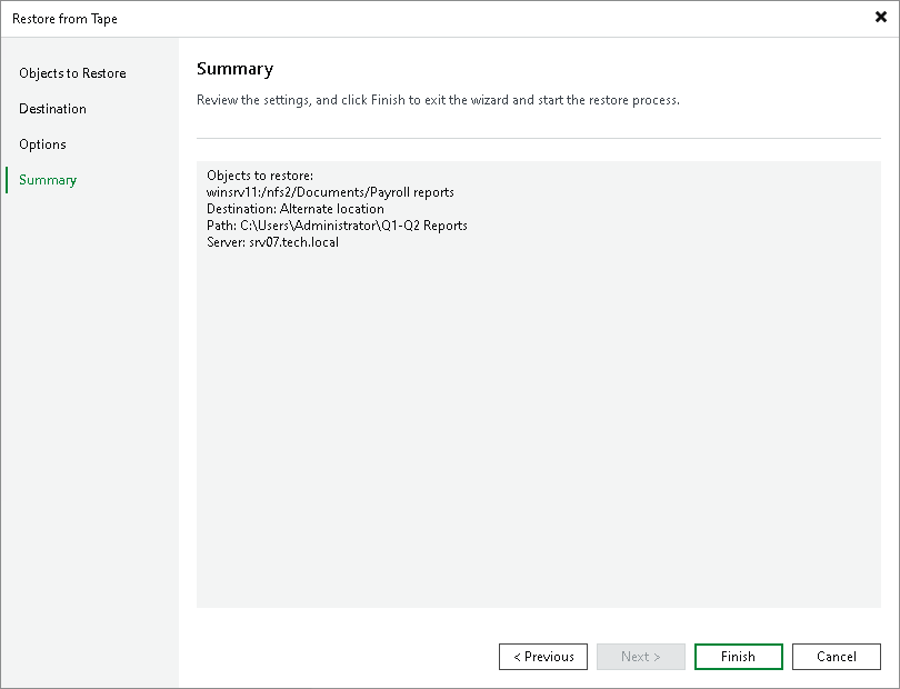 Step 5. Finish Working with Wizard