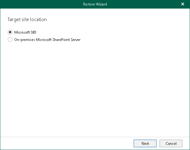 Select Target Site Location