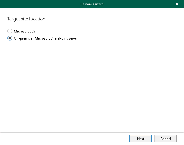 Select Target Site Location