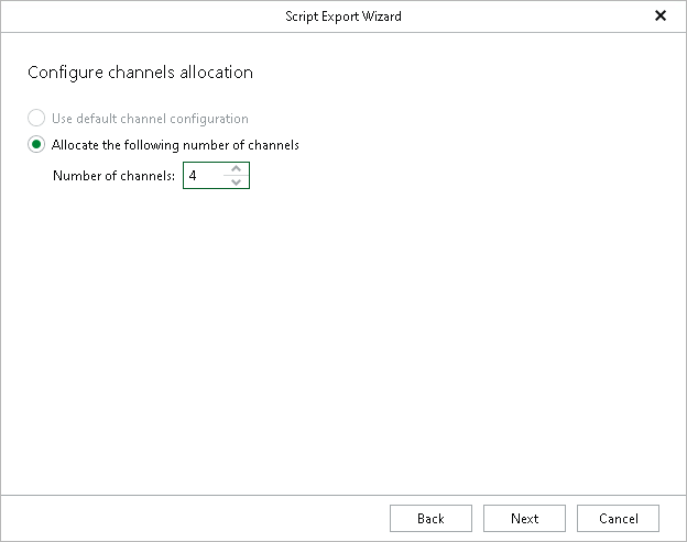 Step 6. Configure Channel Allocation