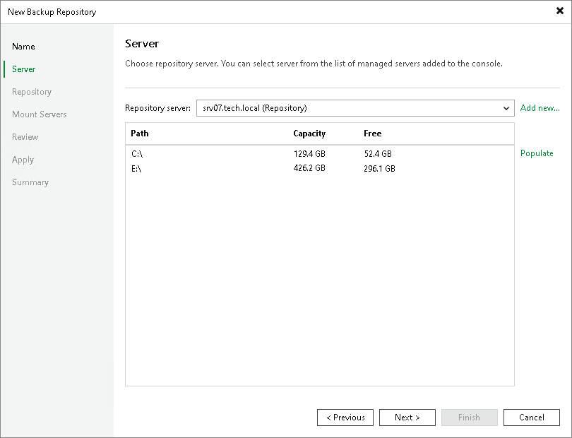 Deploying Backup Repositories with Rotated Drives