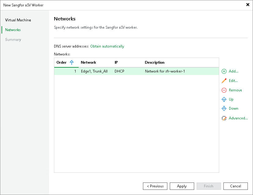 Specify Worker Network Settings