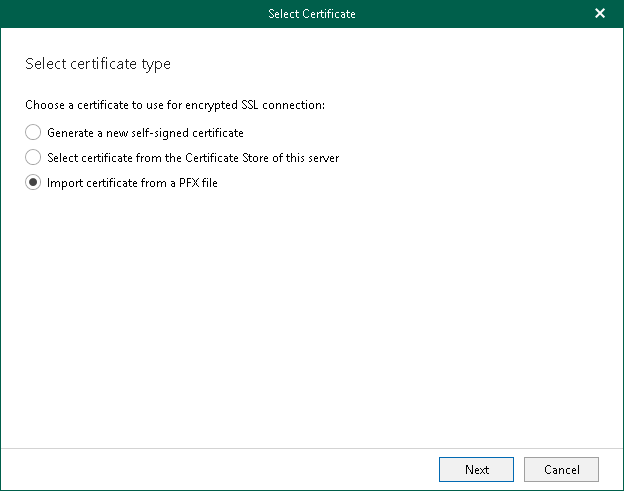 Step 1. Select Authentication Method