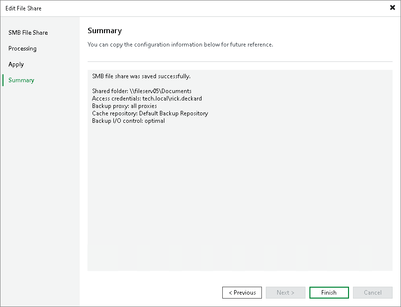 Step 6. Finish Working with Wizard