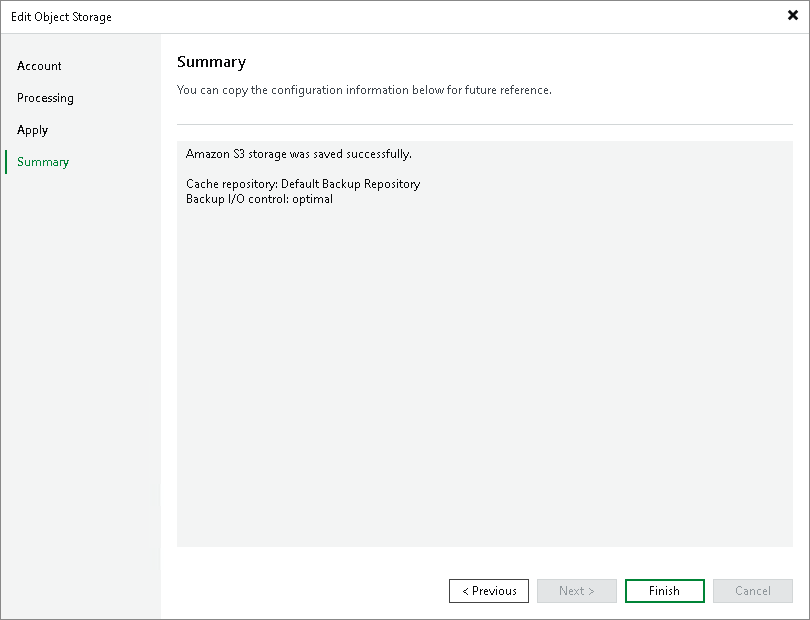 Step 5. Finish Working with Wizard