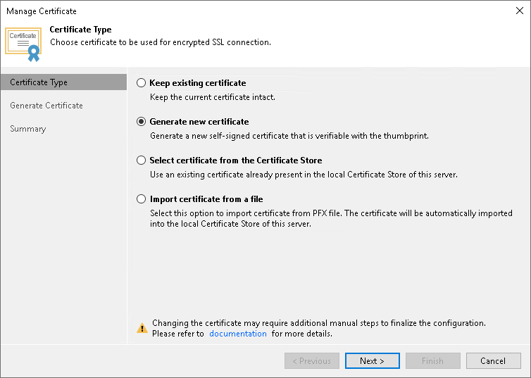 Generating Self-Signed Certificate