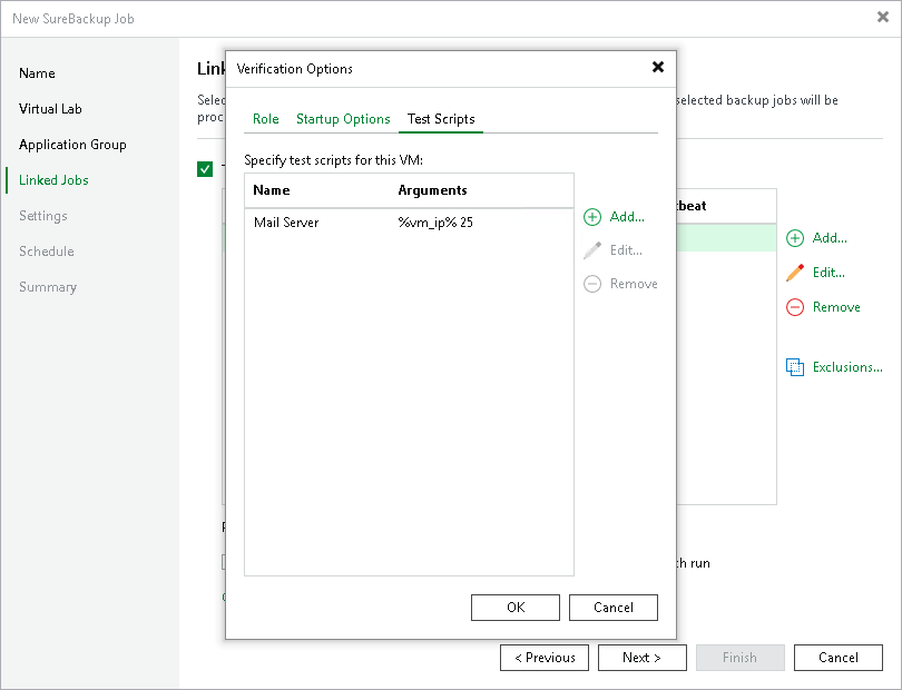 Predefined Tests