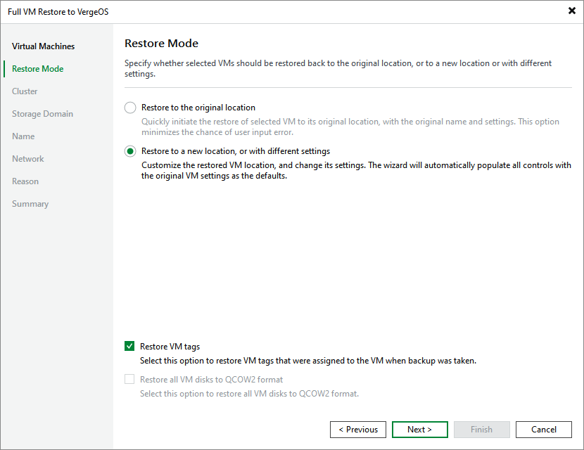 Step 3. Choose Restore Mode