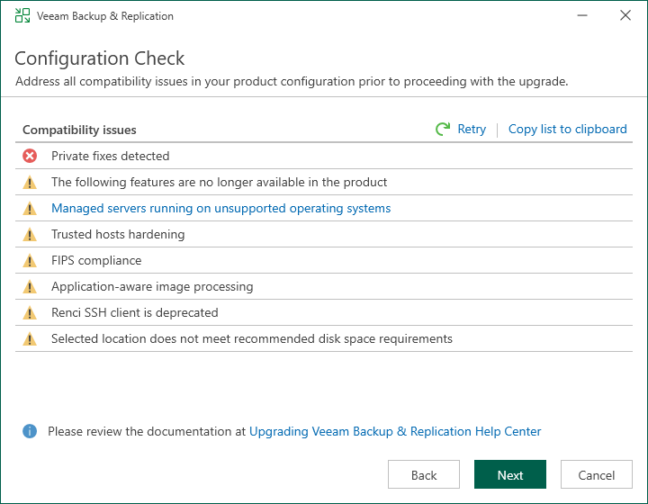 Step 6. Perform Configuration Check