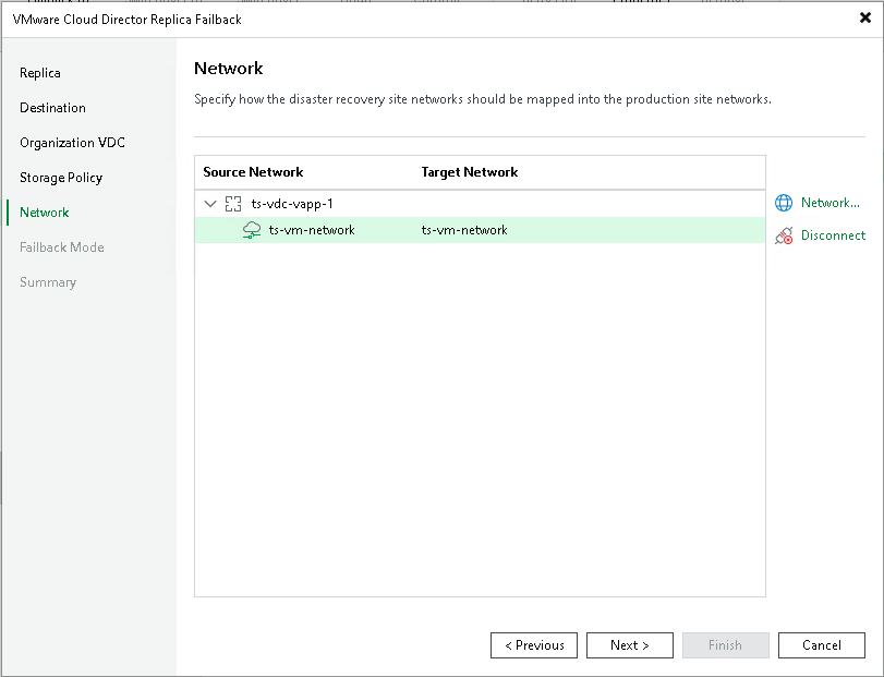 Step 6. Configure Network Mapping