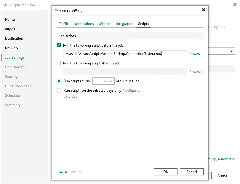 Script Settings