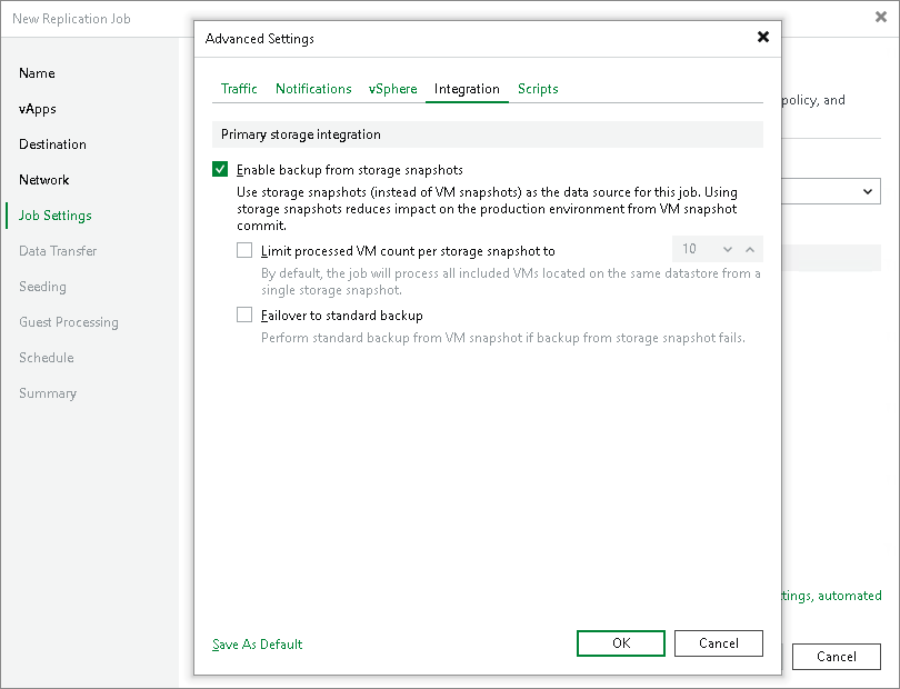 Integration Settings