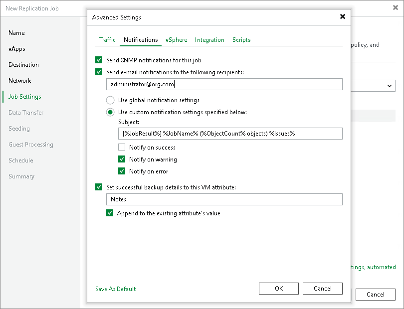 Notification Settings