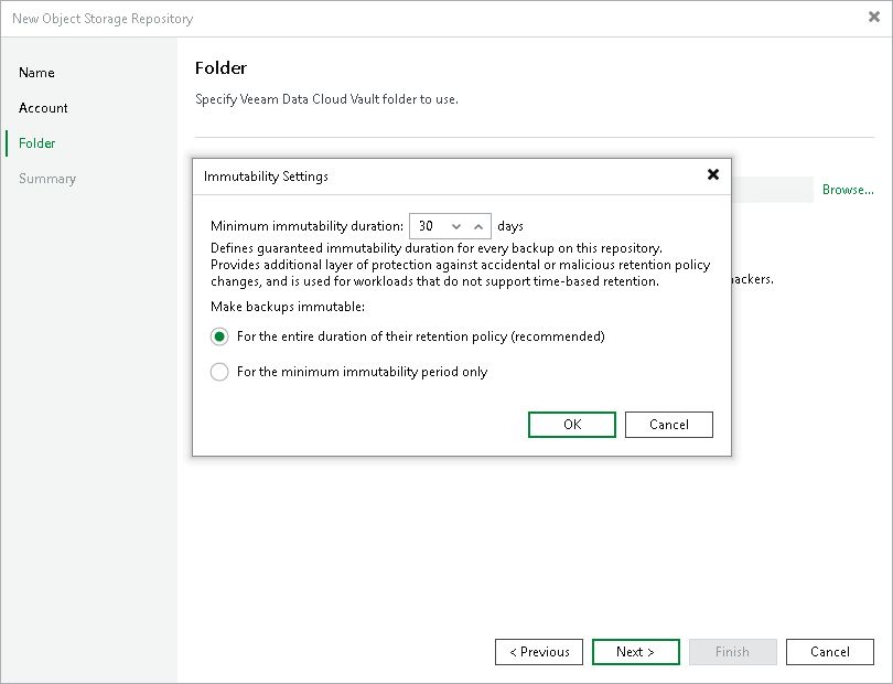 Step 4. Specify Object Storage Settings