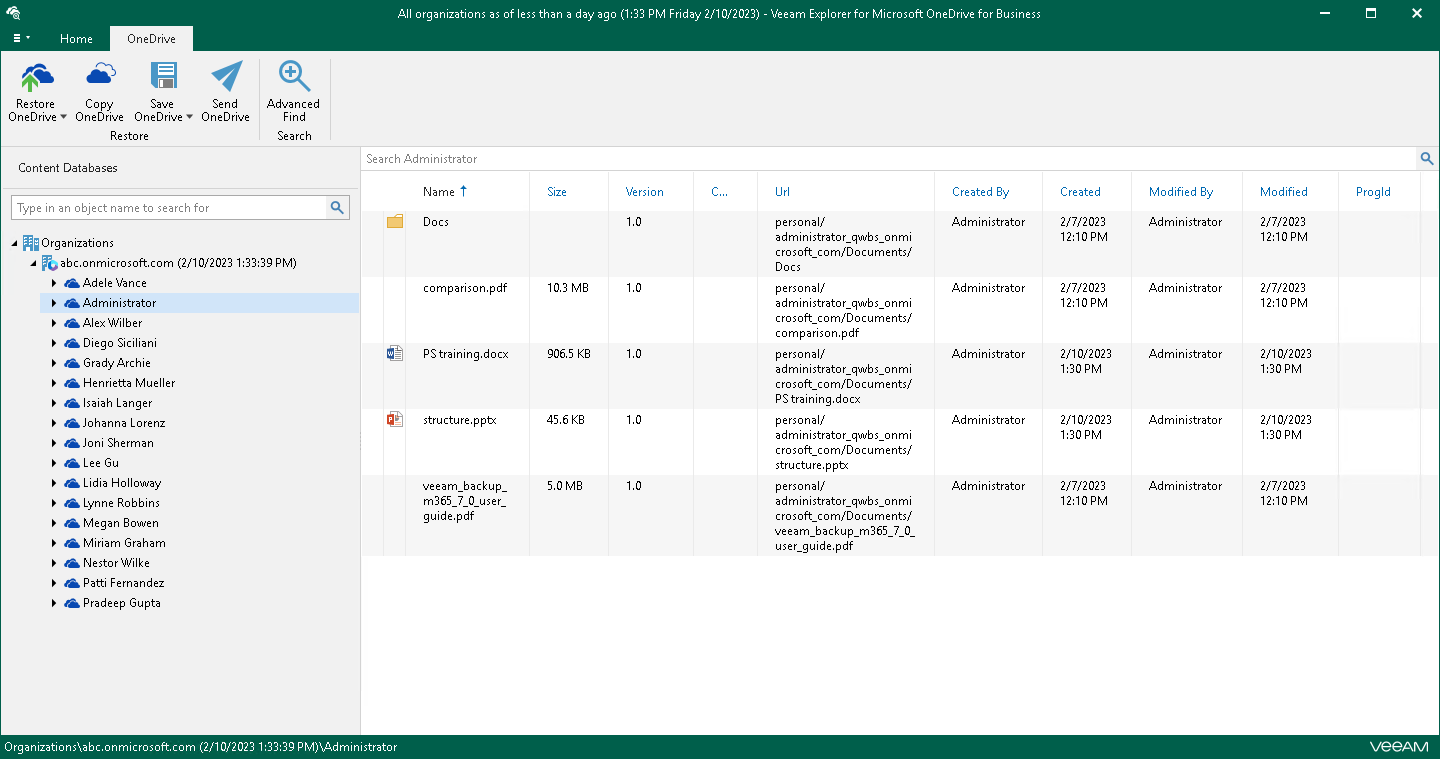 Browsing, Searching and Viewing Items