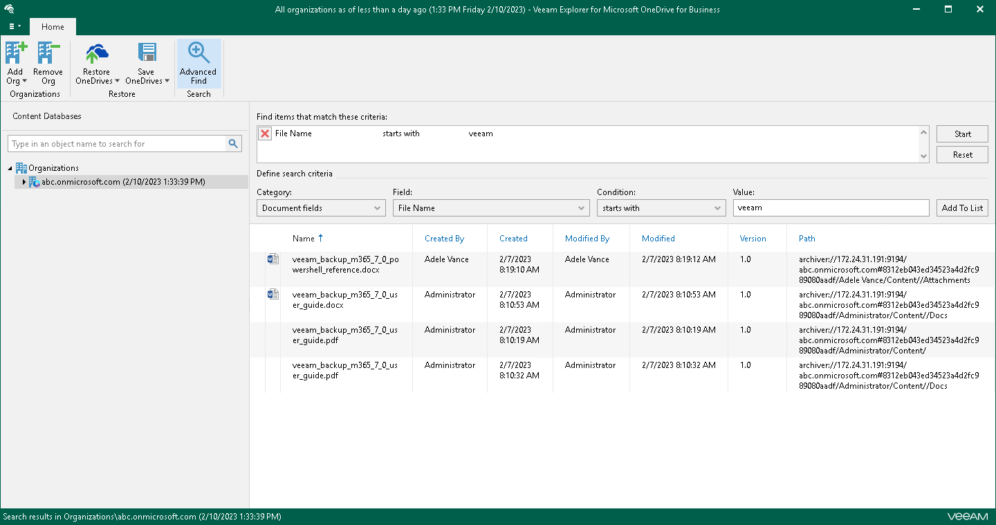 Browsing, Searching and Viewing Items