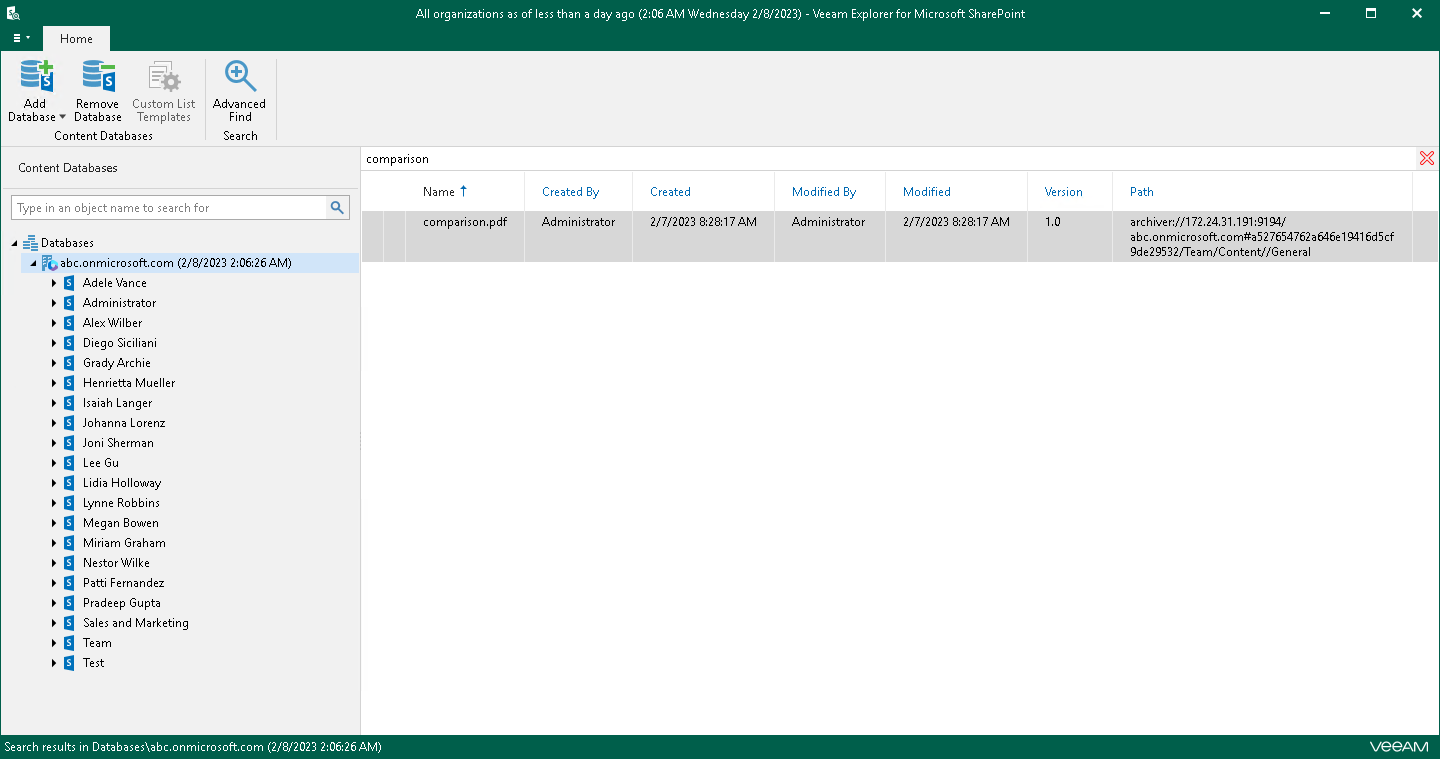 Browsing, Searching and Viewing Items