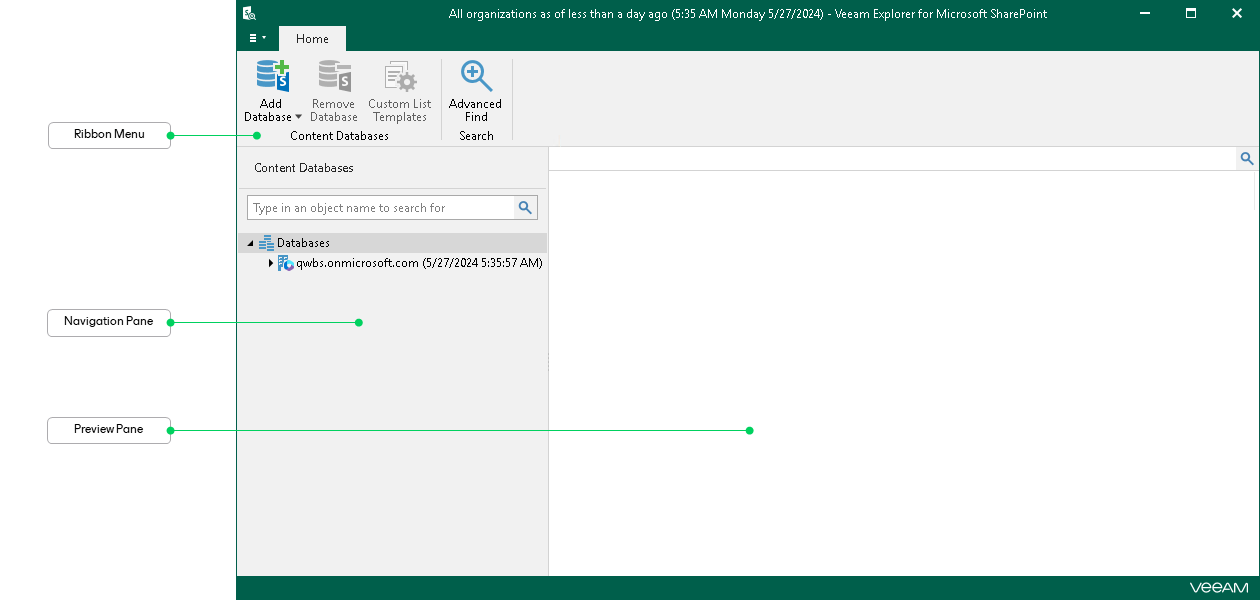 Main Application Window
