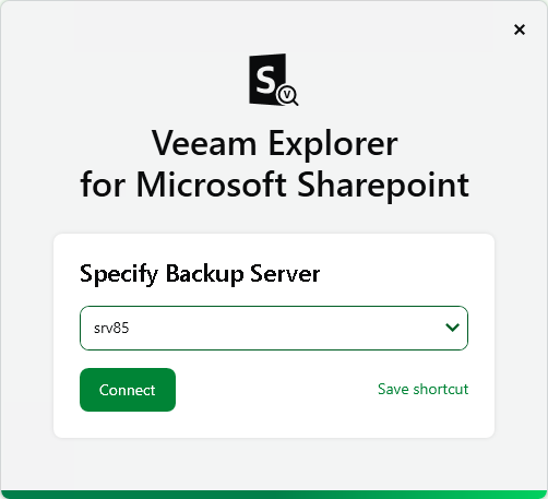 Specify Backup Server