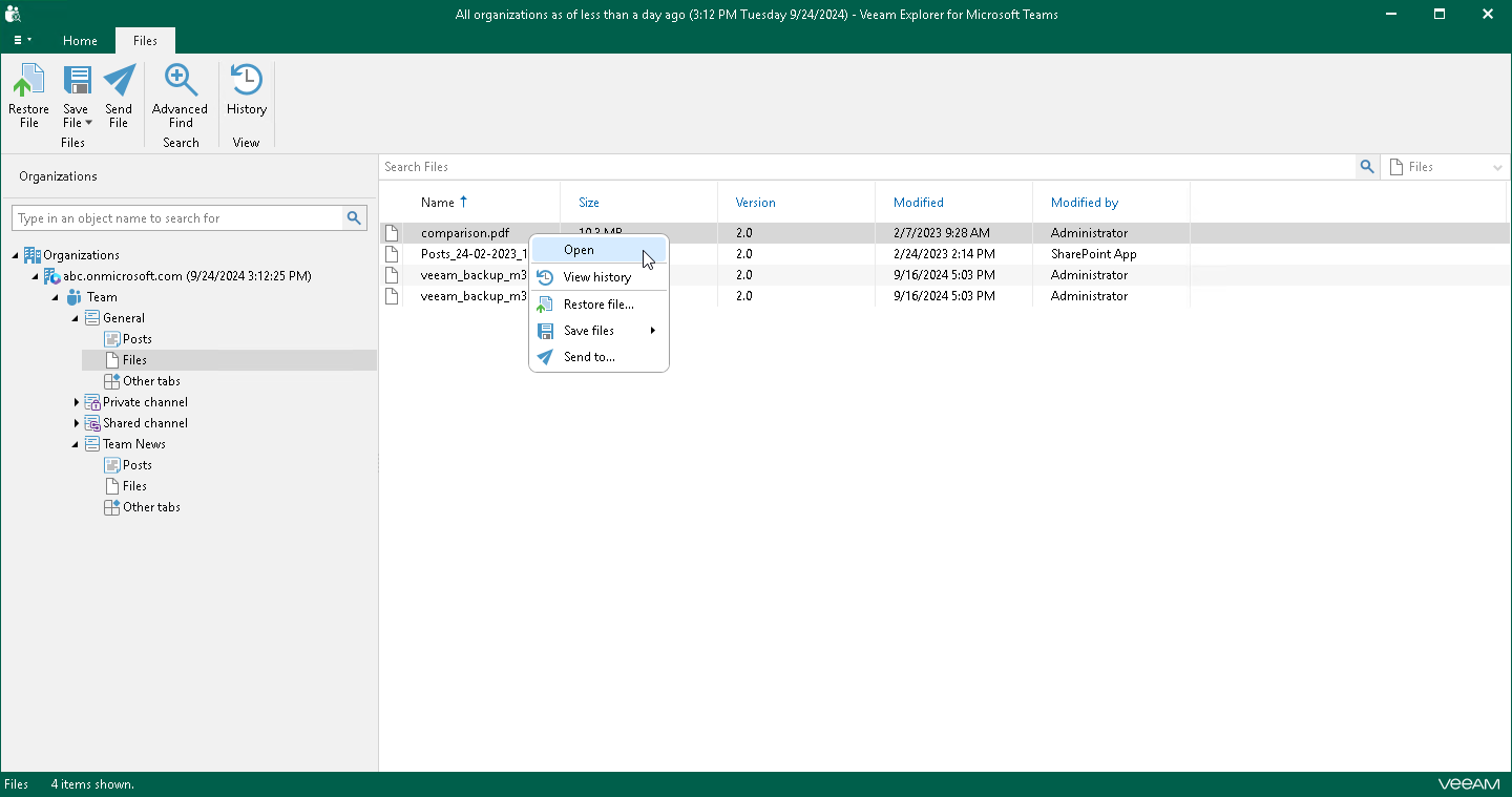 Browsing, Searching and Viewing Items