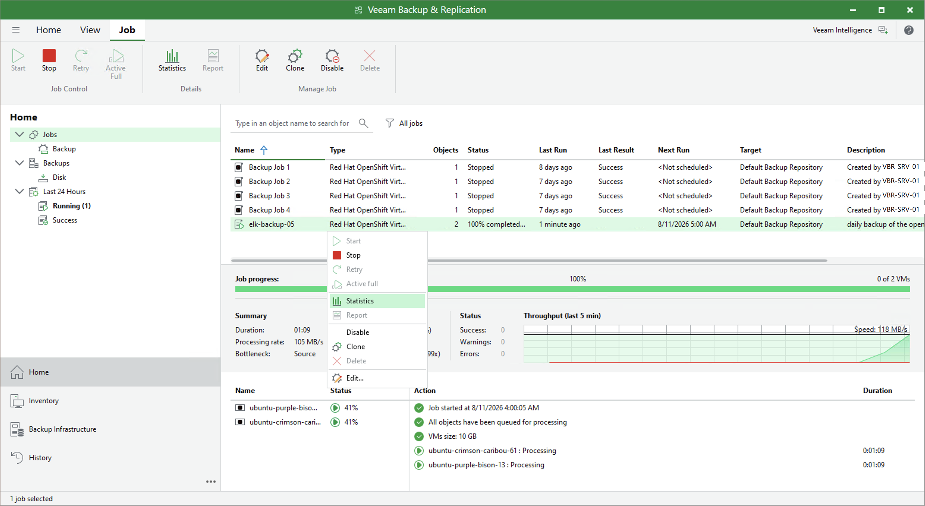 Cloning Backup Jobs