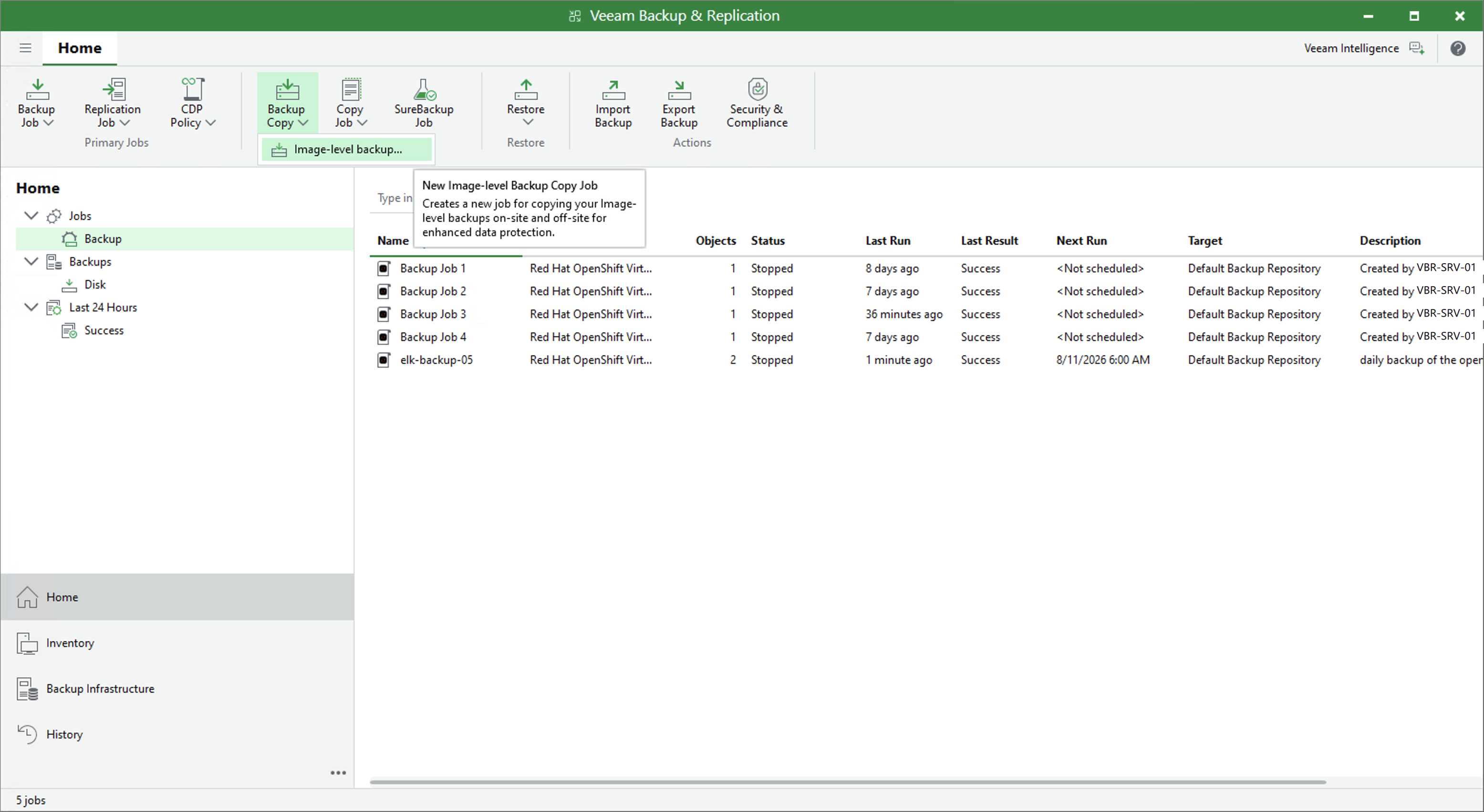 Copying Backups