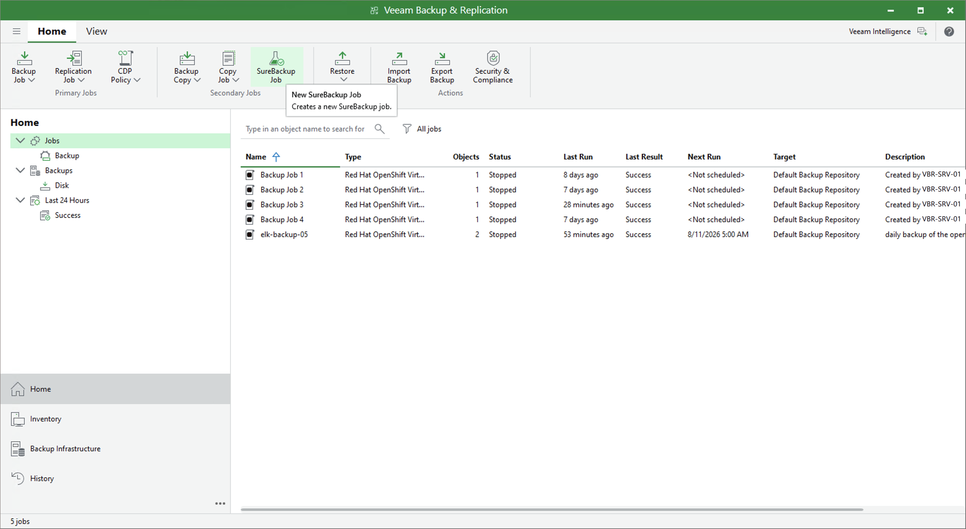 Verifying Backups