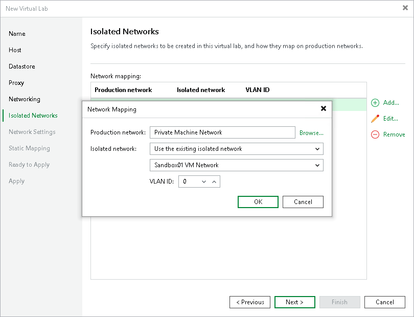 Step 7. Create Isolated Networks