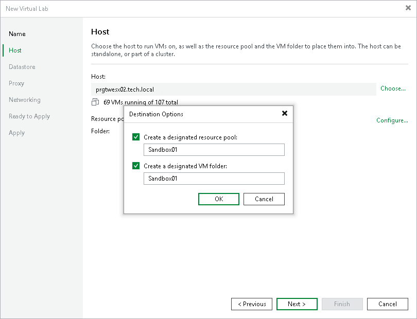 Step 3. Select Host