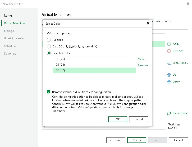 Step 4. Exclude Objects from Backup Job