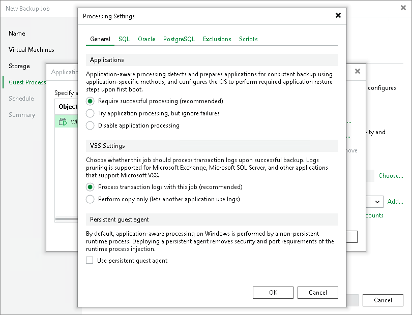 Application-Aware Processing
