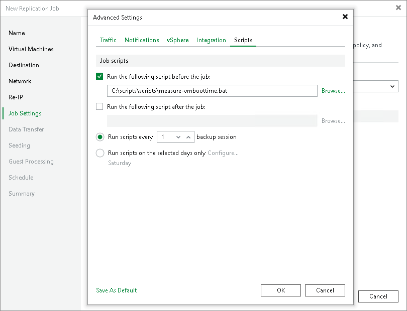 Script Settings