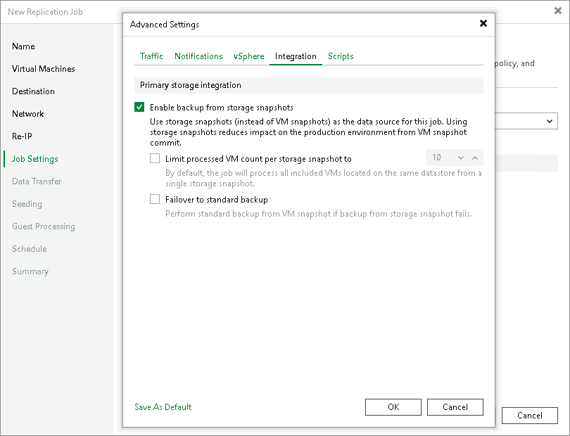 Integration Settings