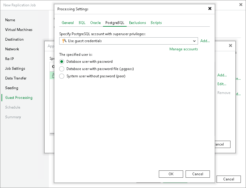 PostgreSQL Settings